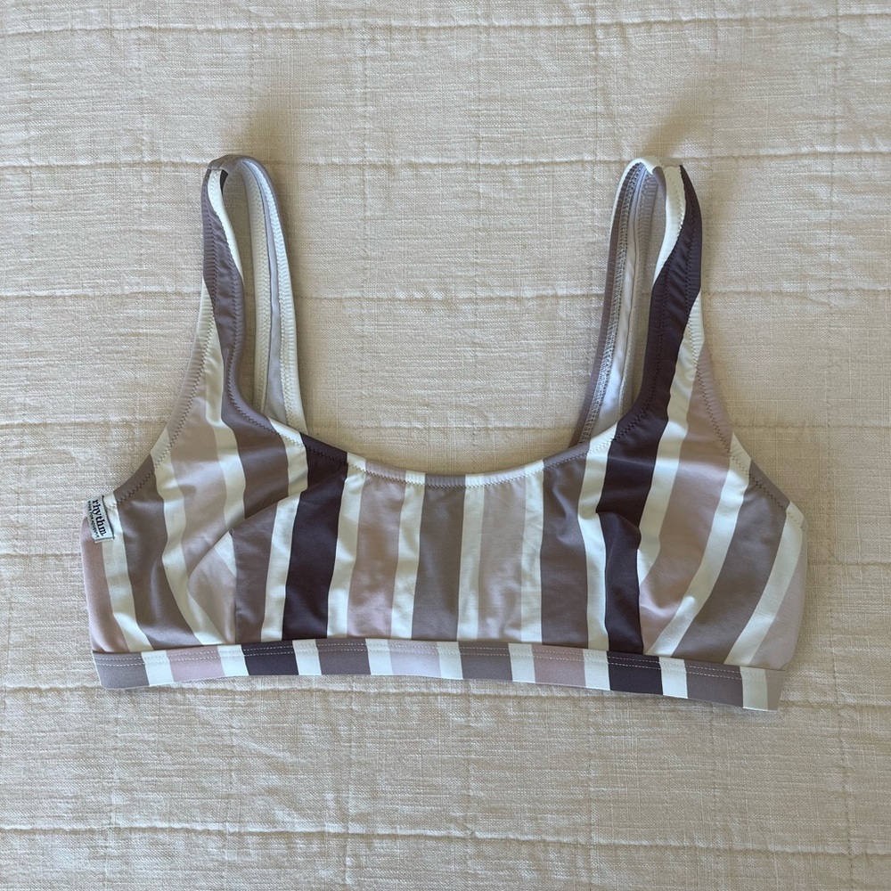 Striped Bikini Top